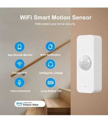 2 rilevatori di movimento WiFi per cassette postali