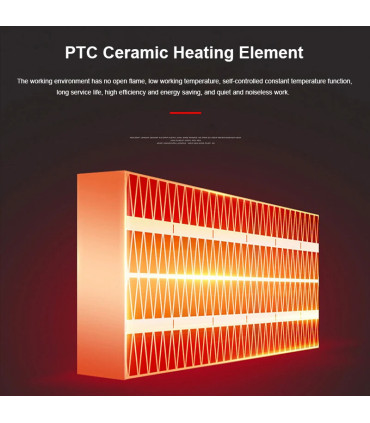 Riscaldatore elettrico portatile 500W, 500W, presa a muro, elettrodomestico, stufa riscaldante, M