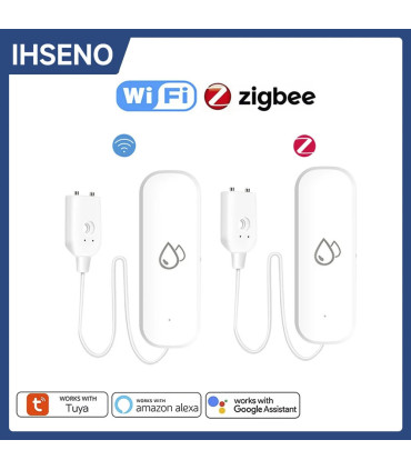 capteur, wifi, zigbee, alarme, tuya, fuite, mobile, détecteur, dans