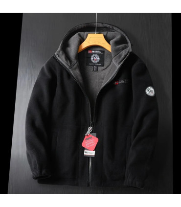 Veste polaire d\'hiver de marque pour hommes, veste en laine épaisse décontractée, Design de hau