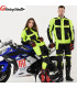Veste de moto respirante pour hommes et femmes, manteau d\'équitation de nuit à haute visibilité