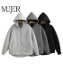 MUJER sweat à capuche zippé femmes automne sweat à capuche femme à manches longues surdimension