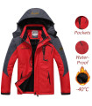 AKIMANIA.COM - Windproof parka for men, thick and warm fur windproof coats, military style