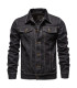 2025 automne Hommes solide Denim vestes mode moto Vintage jean vestes Hommes coupe ajustée coto