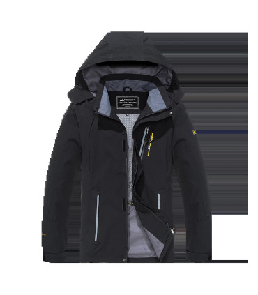 Veste de randonnée imperméable pour hommes, grande taille, coupe-vent, Camping, chasse, course 