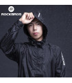 AKIMANIA.COM - ROCKBROS - wasserdichte Radjacke für Männer, reflektierende wasserdichte Kapuze, Halsband.