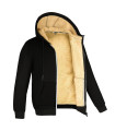AKIMANIA.COM - Hooded lamb wool jacket for men and women, warm coat, long sleeves, sweatshirts.