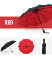 AKIMANIA.COM - [Red] Fully automatic double-layer umbrella, windproof