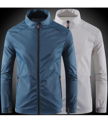 [4XL A209-2087-hui] Vêtements de protection solaire pour hommes, ultra-fin, respirant, en soie 