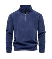 AKIMANIA.COM - [EUR XL 85-95kg HD08-azul marino] AIOPESON marca de calidad abrigada chaqueta de polar caliente para hombres.