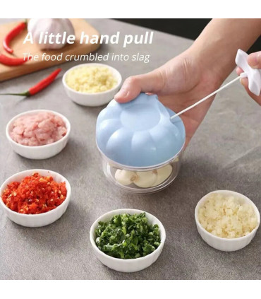 [1PCS] 1pc bleu/rose manuel ail masher main tirer cuisine ménage Type ail mélangeur braisé ail 