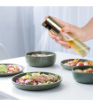 AKIMANIA.COM - [Gold] Pulvérisateur d'huile d'olive, bouteille en verre de qualité alimentaire avec tête de pu