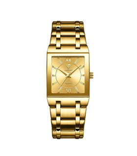 [Men Gold] LIEBIG montres à Quartz de luxe pour femmes hommes montre d\'affaires conception Simp