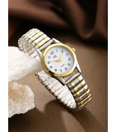 [Argent] Ensemble de montres pour femmes, 3 pièces, à la mode, légères et luxueuses, à porter a