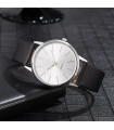 AKIMANIA.COM - [Black White] Montre à Quartz décontractée pour hommes, marque de luxe, célèbre, horloge mascul
