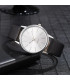 [White] Montre à Quartz décontractée pour hommes, marque de luxe, célèbre, horloge masculine, S