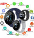 [With Original Box Blue] 2025 nouveau D18 multifonctionnel montre intelligente femmes Bluetooth