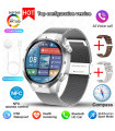 AKIMANIA.COM - [GPS NFC Watch GT5Pro Cinturino in maglia argento] Nuovo per Huawei GT5 Pro smartwatch.