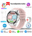 AKIMANIA.COM - [GPS NFC Watch GT5Pro Plata rosa] Nuevo para Huawei reloj GT5 Pro reloj inteligente HD AM