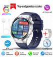 AKIMANIA.COM - [GPS NFC Watch GT5Pro Silver blue] Nouveau pour Huawei montre GT5 Pro montre intelligente HD AM